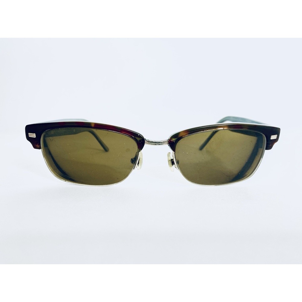 Kate Spade Tortoise Teal & Gold Half Rim Club Master Glasses Riley/S 52 19 135